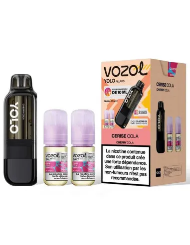 POD VOZOL YOLO 40K - CERISE COLA - Cigarettes électroniques