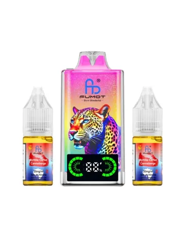PUFF FUMOT LEOPARD 40K - MYRTILLE CERISE CANNEBERGE - Cigarettes électroniques
