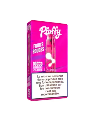 KIT LIQUIDEO PLUFFY 10K - FRUITS ROUGES - Cigarettes électroniques