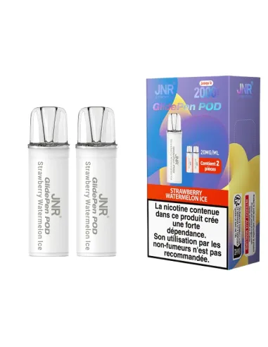 PACK 2 PODS JNR GLIDEPEN 1K - FRAISE PASTÈQUE GLACÉE - Cigarettes électroniques