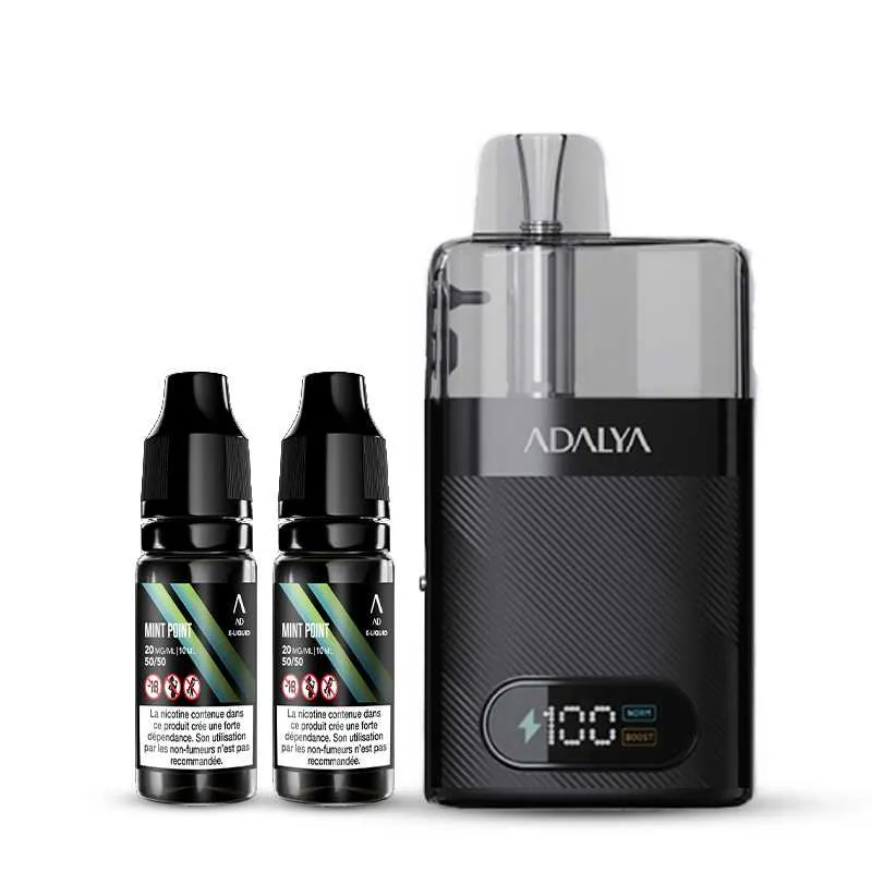 PUFF LEVO ADALYA 30K - 20 MG - MINT POINT - Cigarettes électroniques