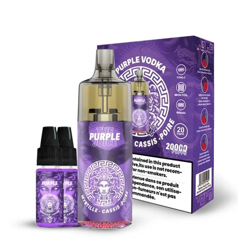 PUFF TORNADO 20K THE MDS JUICE - 20 MG - PURPLE - Cigarettes électroniques