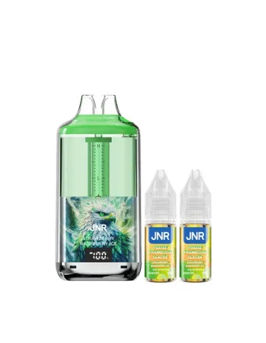 PUFF JNR FALCON GEM+ 30K -  FRAISE FRAMBOISE GLACÉE - Cigarettes électroniques