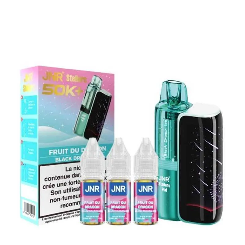 PUFF STELLARC 50000 - JNR - 20 MG - BLACK DRAGON ICE - Cigarettes électroniques