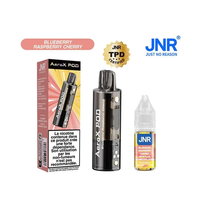 CARTOUCHE AEROX JNR - 20 MG - BLUEBERRY RASPBERRY CHERRY - Cigarettes électroniques