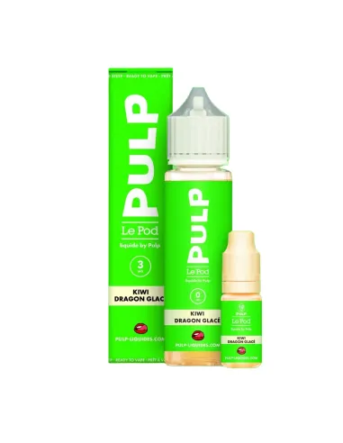 E-LIQUIDE PULP LE POD LIQUIDE - KIWI DRAGON GLACÉE 60ML - Cigarettes électroniques