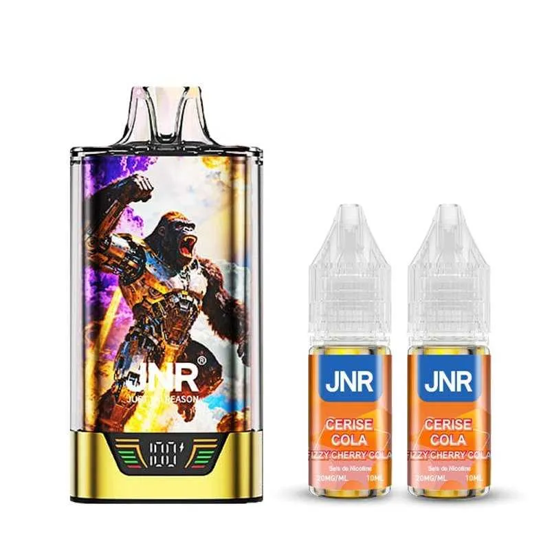 PUFF GORILLA X 43000 - JNR - 20 MG - SUMMER PEACH ICE - Cigarettes électroniques