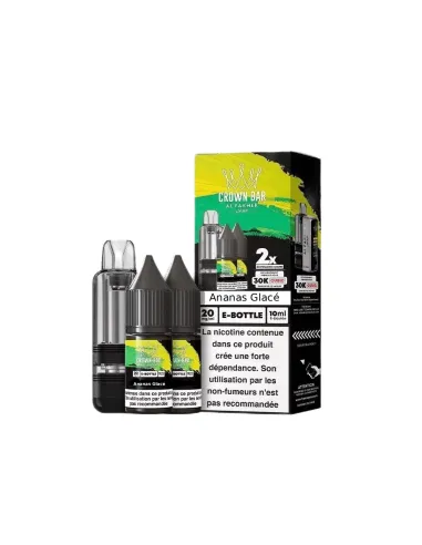 POD AL FAKHER CROWN BAR CUBIC 30K - ANANAS GLACÉ - Cigarettes électroniques