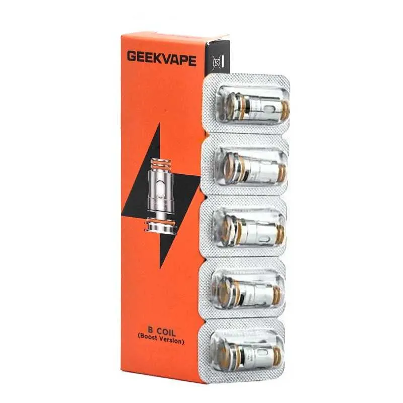 RÉSISTANCE B SERIES - GEEKVAPE (X5) - B BOOST 0.15Ω | 60-75W | ≥ 50% VG - Cigarettes électroniques