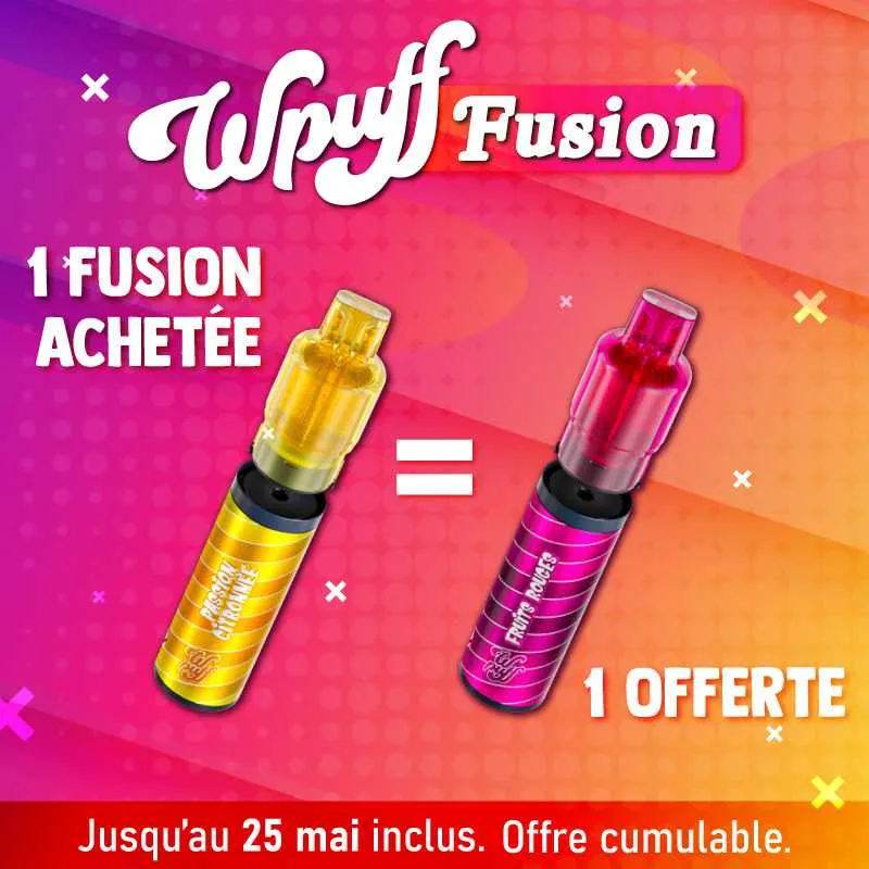 1 WPUFF FUSION + 1 OFFERTE - 683045089DCD4 - Cigarettes électroniques