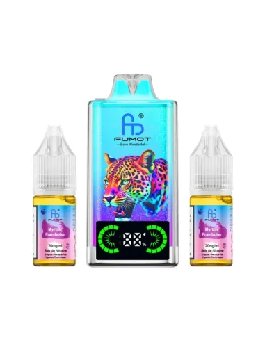 PUFF FUMOT LEOPARD 40K - MYRTILLE FRAMBOISE - Cigarettes électroniques