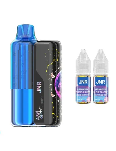 PUFF JNR LIRA GLOW 45K - FRAMBOISE BLEUE GLACÉE - Cigarettes électroniques