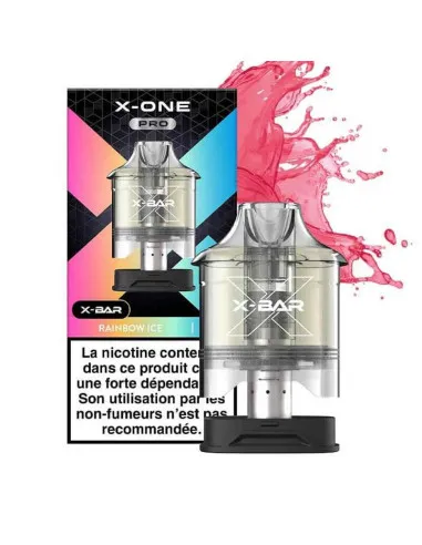 RECHARGE POD X-ONE PRO 15K - RAINBOW ICE - Cigarettes électroniques