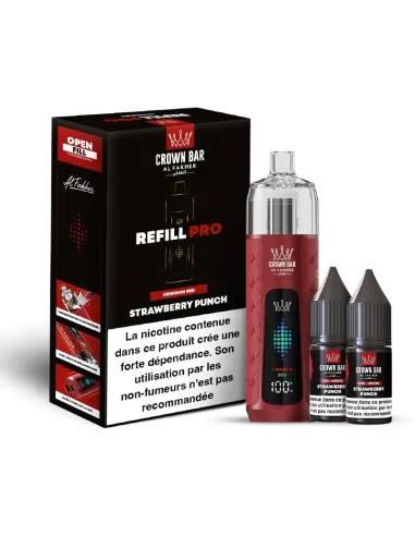 KIT AL FAKHER REFILL PRO 30K - STRAWBERRY PUNCH - Cigarettes électroniques