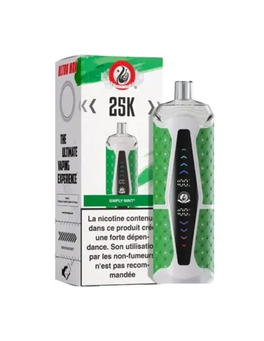 PUFF STARBUZZ ULTRA MAX 25K - MENTHE - Cigarettes électroniques
