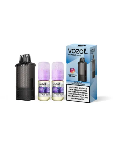 MYRTILLE FRAMBOISE CERISE - POD VOZOL VISTA PLUG PLUS 30K - Cigarettes électroniques