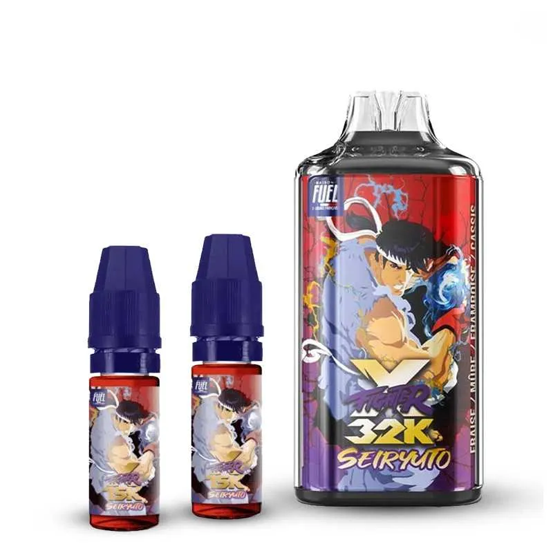 PUFF FIGHTER X 32K - 0 MG - SEIRYUTO - Cigarettes électroniques