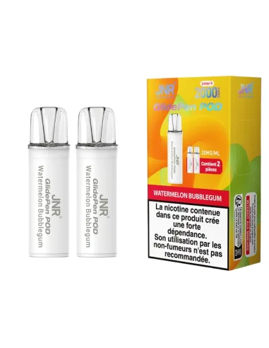 PACK 2 PODS JNR GLIDEPEN 1K - PASTÈQUE CHEWING-GUM - Cigarettes électroniques