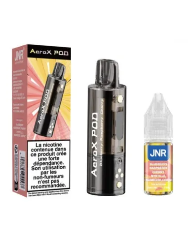 POD JNR AEROX 32K ET E-LIQUIDE 10ML - MYRTILLE FRAMBOISE CERISE - Cigarettes électroniques