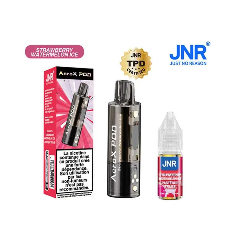 CARTOUCHE AEROX JNR - 20 MG - STRAWBERRY WATEMELON ICE - Cigarettes électroniques