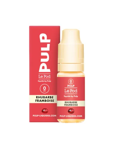 E-LIQUIDE PULP LE POD LIQUIDE - RHUBARBE FRAMBOISE 10ML - Cigarettes électroniques