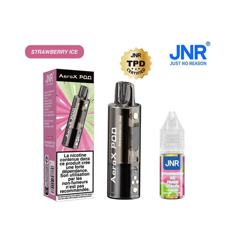 CARTOUCHE AEROX JNR - 20 MG - STRAWBERRY ICE - Cigarettes électroniques