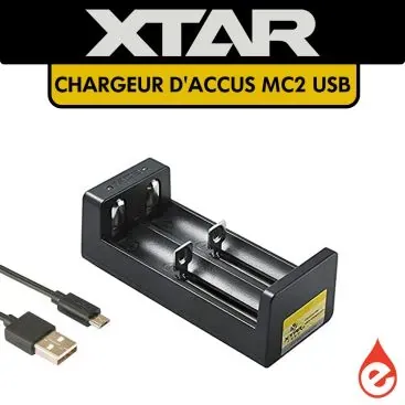 CHARGEUR D'ACCUS MC2 - XTAR - Cigarettes électroniques
