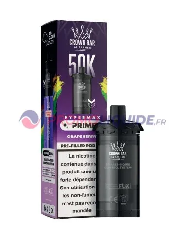 POD AL FAKHER HYPER MAX PRIME 50K - RAISIN BAIES - Cigarettes électroniques