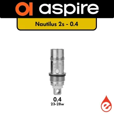 RESISTANCE 0,4OHM ASPIRE NAUTILUS2 - Cigarettes électroniques