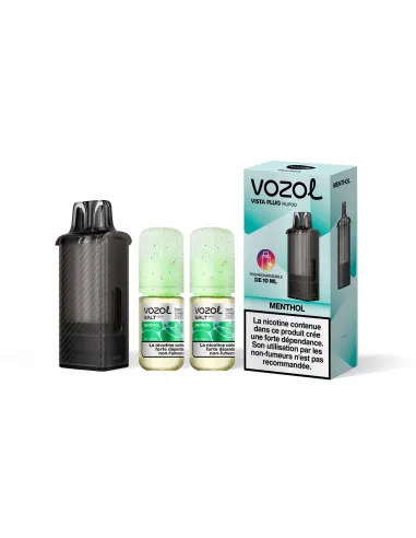 MENTHOL - POD VOZOL VISTA PLUG PLUS 30K - Cigarettes électroniques