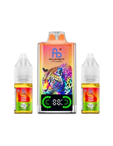 PUFF FUMOT LEOPARD 40K - FRAISE GLACÉE - Cigarettes électroniques