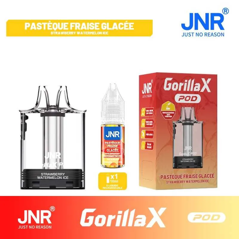 CARTOUCHE GORILLA X - JNR - 20 MG - STRAWBERRY WATEMELON ICE - Cigarettes électroniques