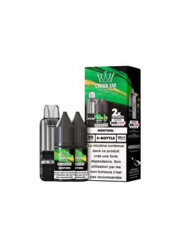 POD AL FAKHER CROWN BAR CUBIC 30K - MENTHOL - Cigarettes électroniques