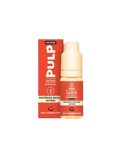 E-LIQUIDE PULP LE POD LIQUIDE NICOTINE - PASTÈQUE MELON GIVRÉS 10ML - Cigarettes électroniques