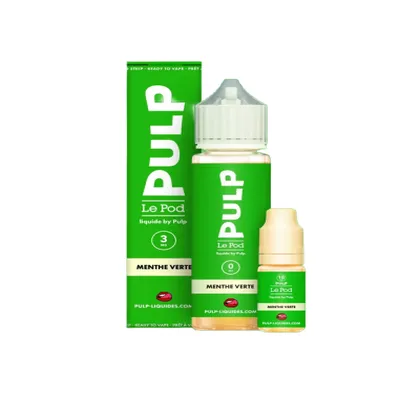 Test PULP E-liquide Pulp Le Pod Liquide - Menthe Verte 60ml : avis, points  forts, meilleurs prix - Kelklope