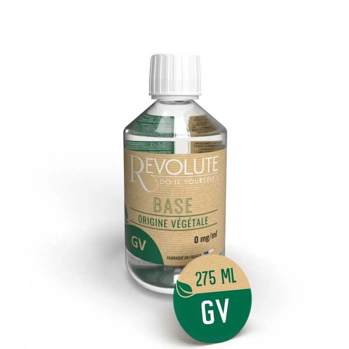 BASE VÉGÉTALE 100VG 275ML - REVOLUTE - DIY
