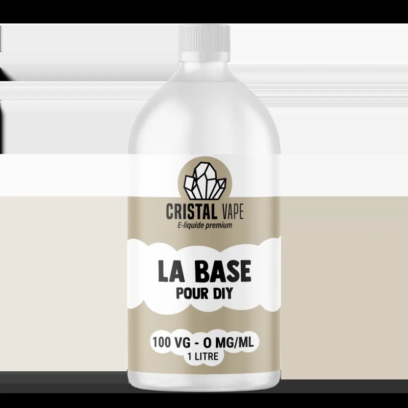 BASE 00/100 1 LITRE - CRISTAL VAPE - DIY