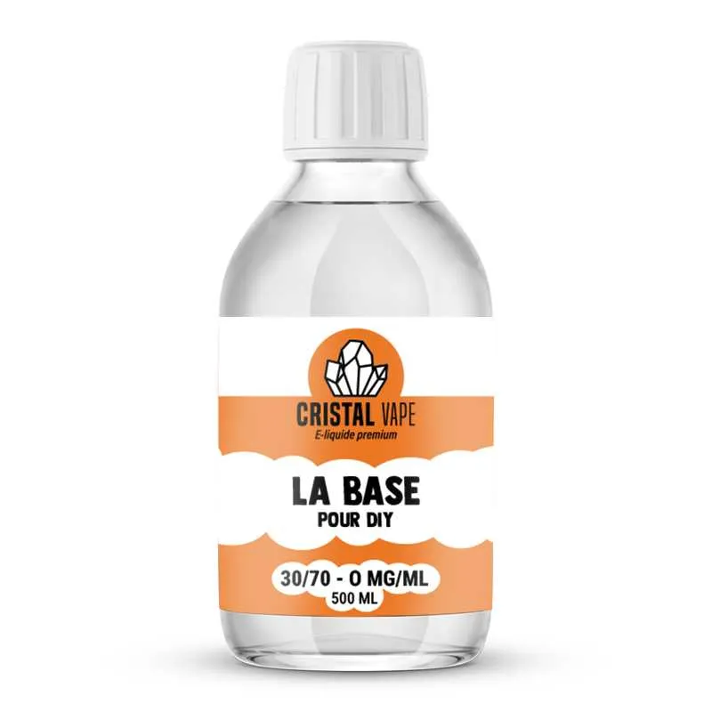 BASE 30/70 500ML - CRISTAL VAPE - DIY