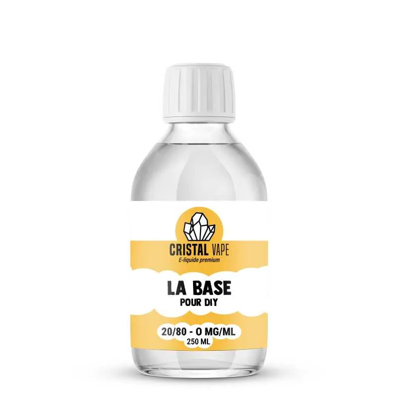 BASE 20/80 250ML - CRISTAL VAPE - DIY