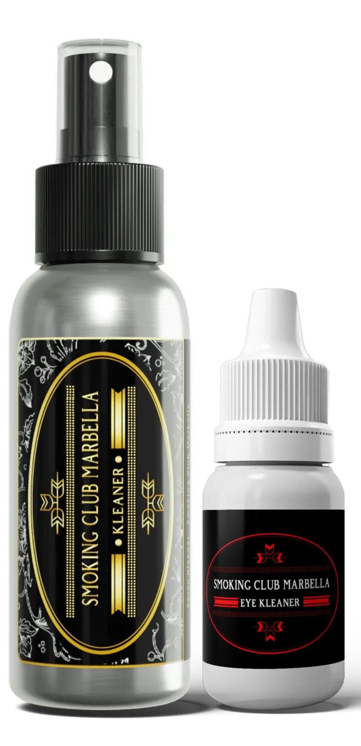 PACK SMOKING CLUB MARBELLA – SPRAY ANTI THC + EYE KLEANER - CBD