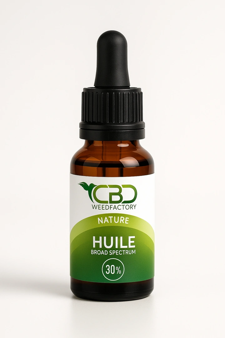 HUILE DE CBD NATURE 30% 3000MG - WEED FACTORY - CBD