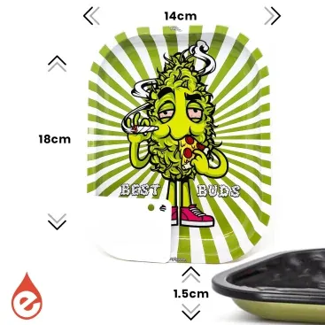 PETIT PLATEAU À ROULER BEST BUDS HUNGRY PIZZA - CBD