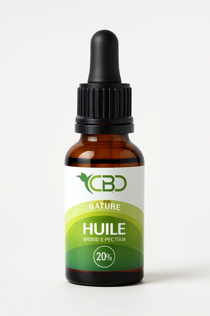HUILE DE CBD NATURE 20% 2000MG - WEED FACTORY - CBD