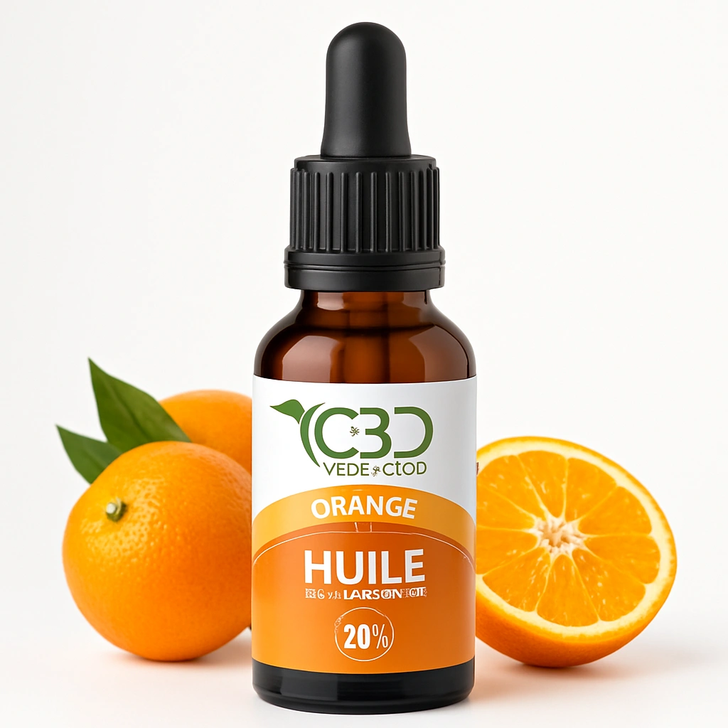 HUILE DE CBD ORANGE 20% 2000MG - WEED FACTORY - CBD
