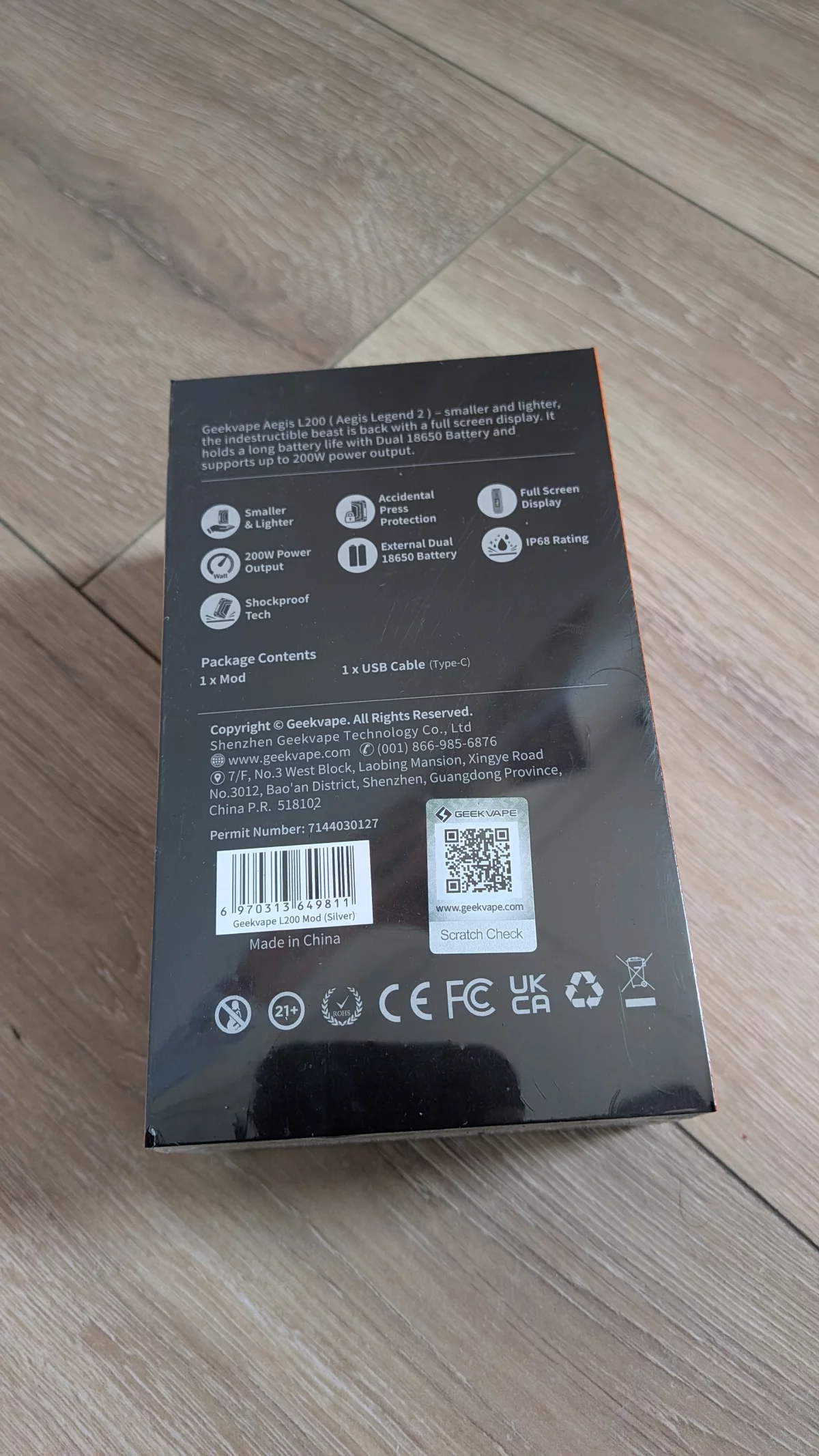 Photo secondaire 1 - Box Aegis Legend 2 Geekvape occasion