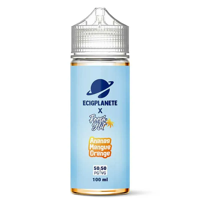 Comparer Ananas Mangue Orange 100ml - Fresh Hit By Ecigplanete - E-liquides avec un prix minimum de 18.90€