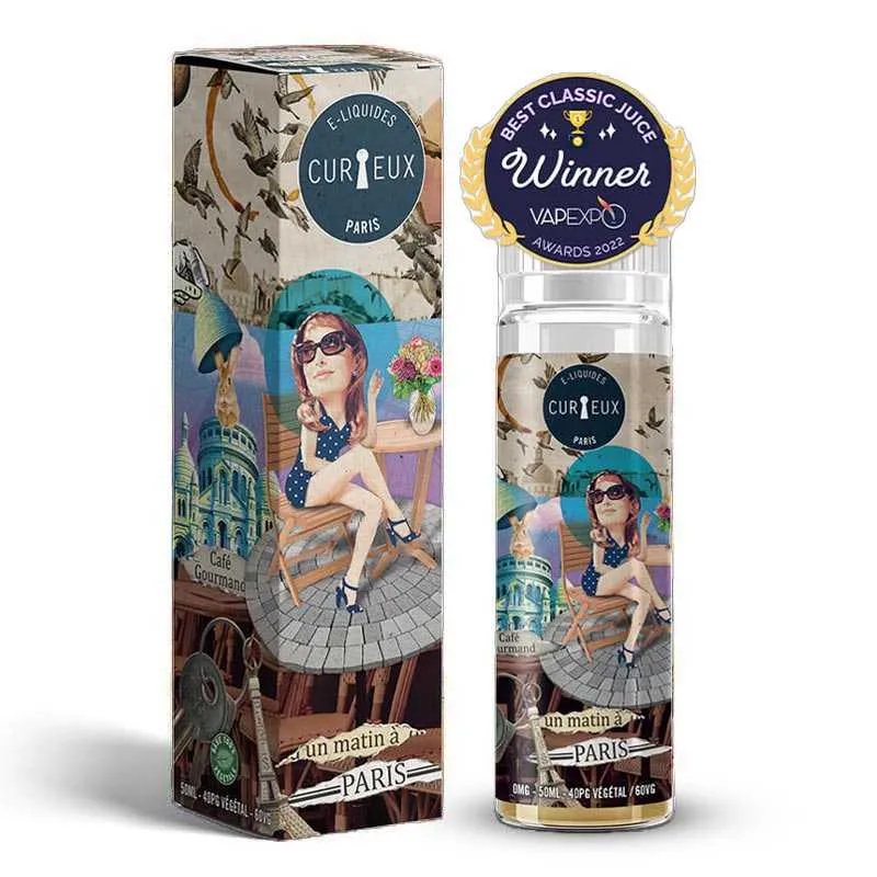Comparer Un Matin à Paris - 50ml - Curieux - E-liquides avec un prix minimum de 21.90€