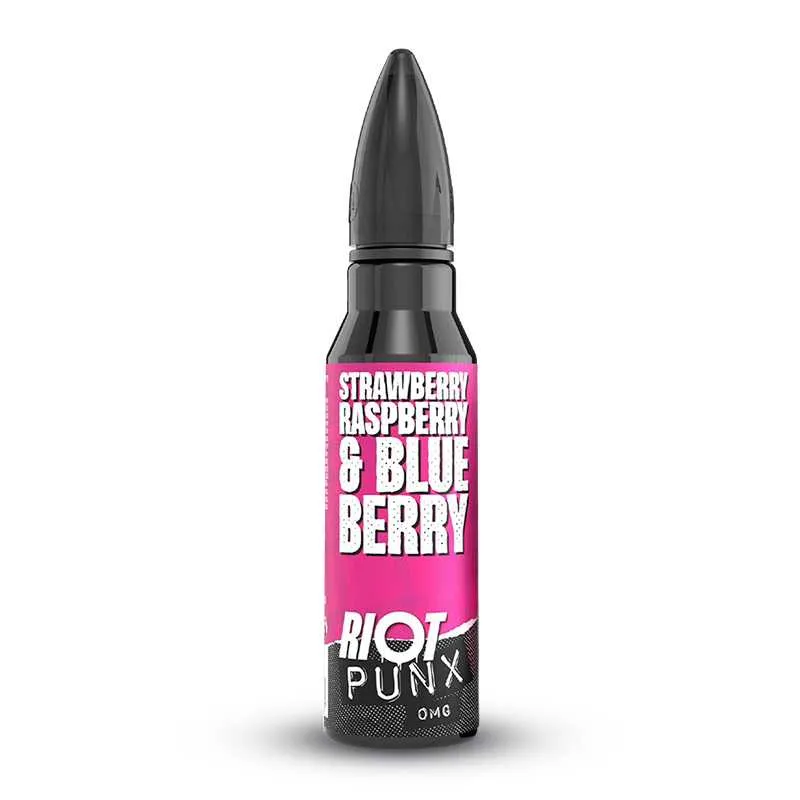 Comparer Strawberry Raspberry & Blueberry 50ml Punx - Riot - E-liquides avec un prix minimum de 16.90€