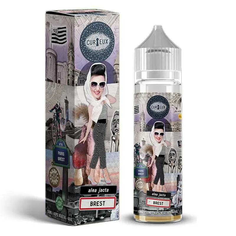 Comparer Alea Jacta Brest 50ml - Curieux - E-liquides avec un prix minimum de 21.90€