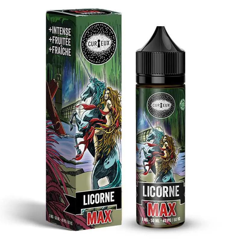 Comparer Licorne MAX !! 50ml Astale - Curieux - E-liquides avec un prix minimum de 21.90€